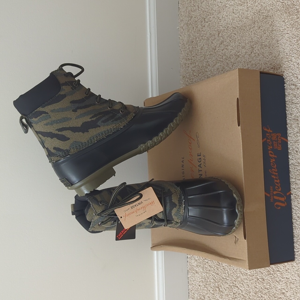 Original Weatherproof Vintage Adam II Camouflage Design Boots